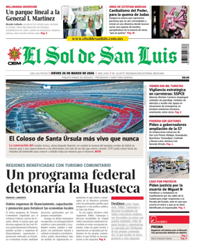 Cover of El Sol de San Luis Potosi