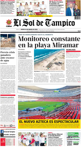 Cover of El Sol de Tampico