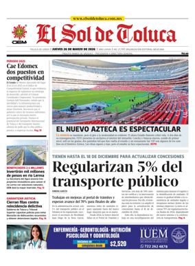 Cover of El Sol de Toluca