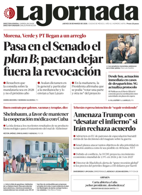 Cover of La Jornada