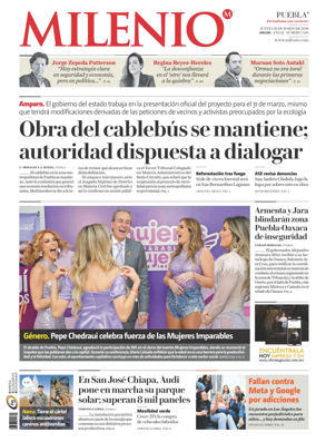 Cover of Milenio Puebla
