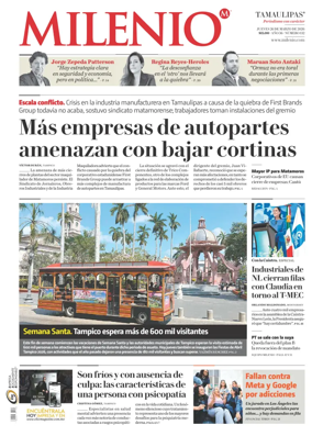 Cover of Milenio Tamaulipas