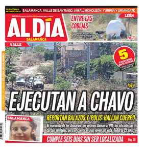 Cover of Periodico Al Dia (Salamanca)