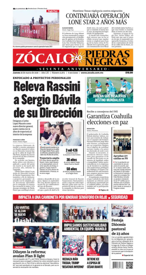 Cover of Zocalo Piedras Negras