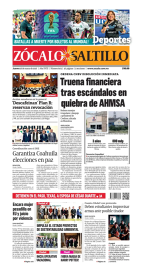 Cover of Zocalo Saltillo