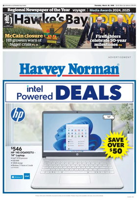 Cover of Hawke's Bay Today