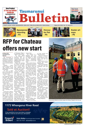 Cover of Taumarunui Bulletin
