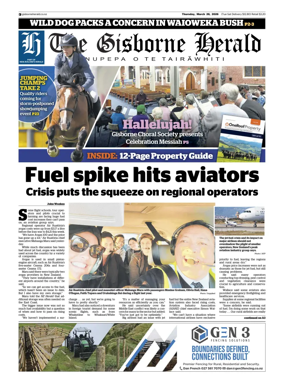 Cover of The Gisborne Herald