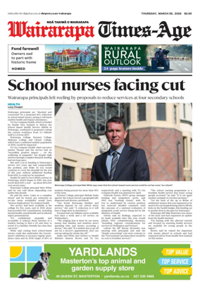 Cover of Wairarapa Times-Age (NZ)