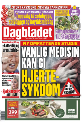 Cover of Dagbladet