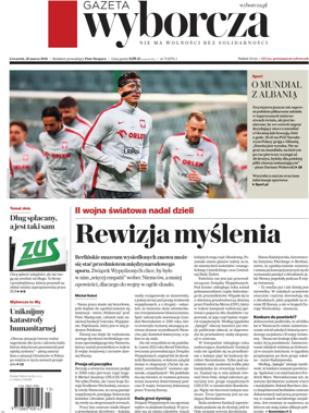 Cover of Gazeta Wyborcza Stoleczna