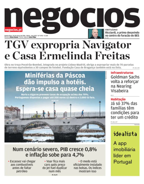 Cover of Jornal de Negocios