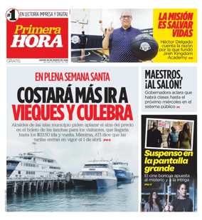 Cover of Primera Hora