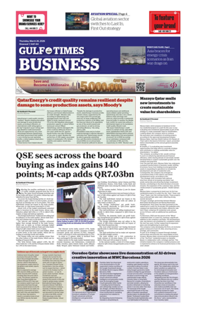 Cover of Gulf Times Business