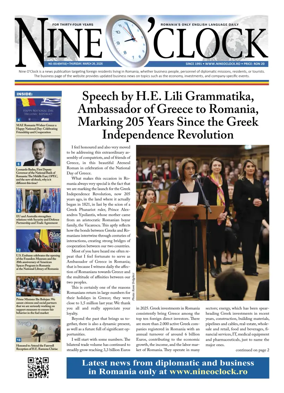 Cover of Nine o clock Weekly (Romania)