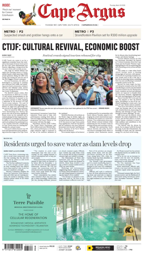 Cover of Cape Argus (PM Edition)