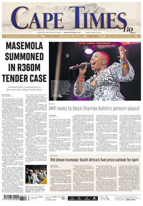 Cover of Cape Times