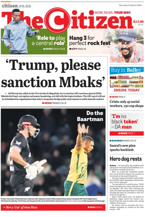 Cover of The Citizen (Gauteng)