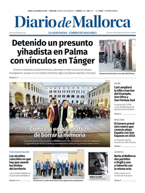 Cover of Diario de Mallorca