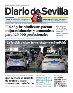 Cover of Diario de Sevilla