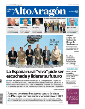 Cover of Diario del Alto Aragon
