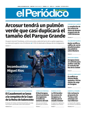 Cover of El Periodico Aragon
