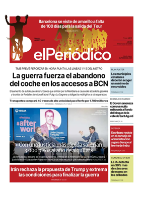 Cover of El Periodico - Castellano