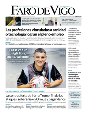 Cover of Faro de Vigo