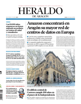 Cover of Heraldo de Aragon