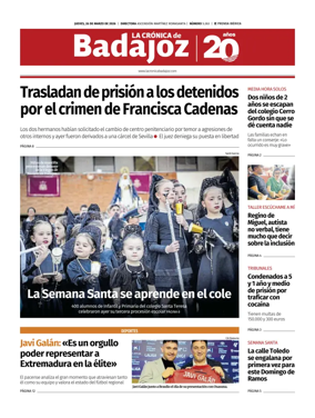 Cover of La Cronica de Badajoz BE