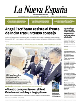 Cover of La Nueva Espana (Occidente)