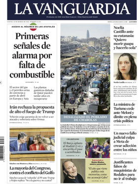Cover of La Vanguardia (1st Edition)