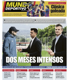 Cover of Mundo Deportivo (Bizkaia-Araba)