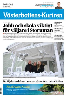 Cover of Vasterbottens-Kuriren