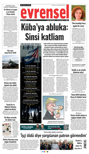 Cover of Evrensel Gazetesi