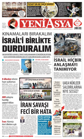 Cover of Yeni Asya