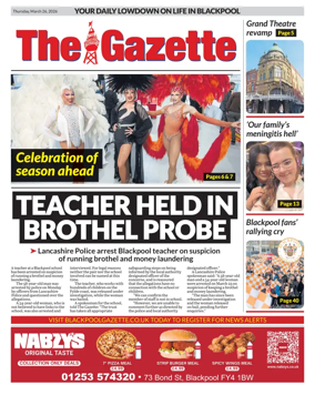 Cover of Blackpool Gazette