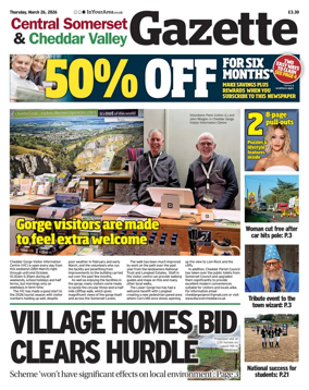 Cover of Central Somerset & Cheddar Valley Gazette