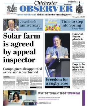 Cover of Chichester Observer