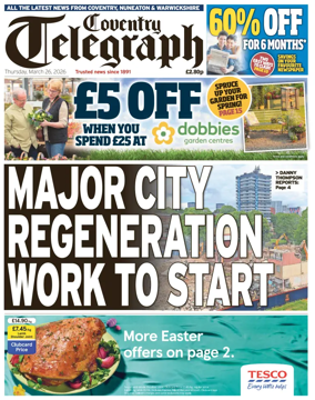 Cover of Coventry Telegraph