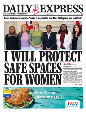 Cover of Daily Express