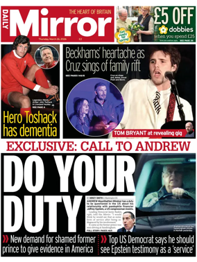 Cover of Daily Mirror