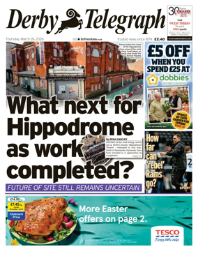 Cover of Derby Telegraph