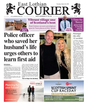 Cover of East Lothian Courier