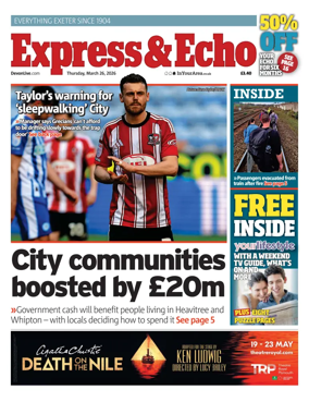Cover of Express & Echo (City & East Devon Edition)