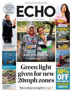 Cover of Gloucestershire Echo