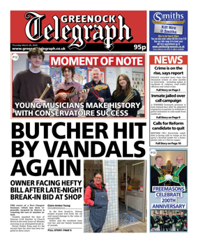 Cover of Greenock Telegraph