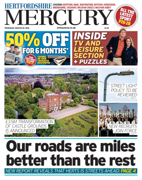 Cover of Hertfordshire Mercury