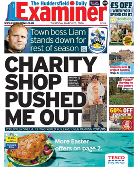Cover of Huddersfield Daily Examiner
