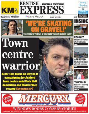 Cover of Kentish Express Ashford & District